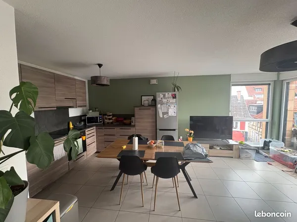 Appartement F3 avec terrasse et garage - Immeuble bien tenu