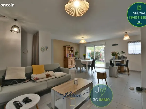 Vente | Pavillon | 4p | 2ch | 80 m² | Les Garennes sur Loire | Expo Sud