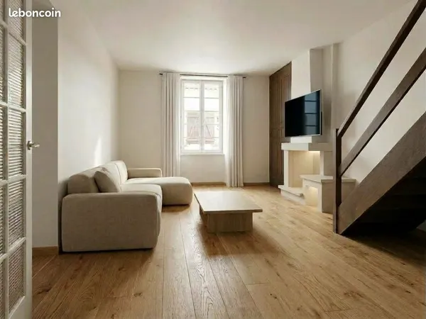 A louer T3 Duplex 69m²- Hypercentre Pont du Château - Traversant Est-Ouest