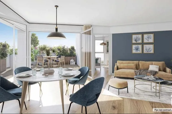 Appartement 3 pièces 59 m²