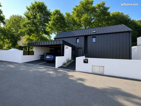 Maison contemporaine - 125m2 - Piscine - 3 chambres - Climatisation