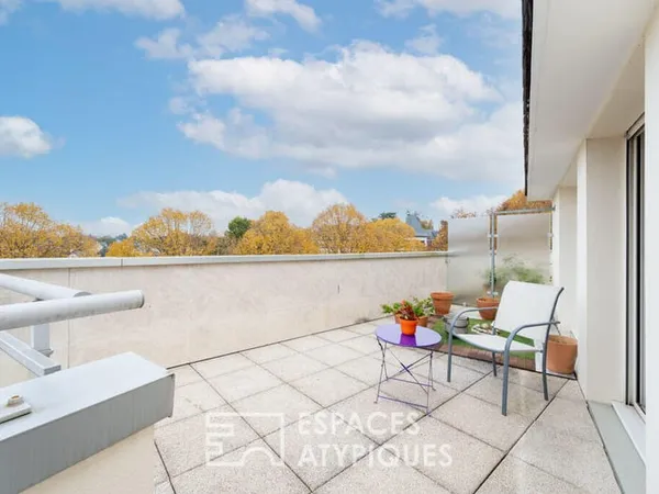 Confortable duplex avec terrasse en centre ville