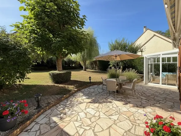 Maison à Lesigny de 151m2 avec 4 chambres, bureau, véranda, garage 30m2....