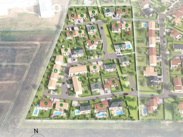Terrain 631 m² Liguge