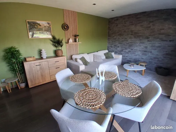 Magnifique apparentement F3, meublé, plaine des jeux, sans vis à vis