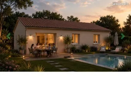 Maison 80 m² avec terrain à REGUSSE (83)
