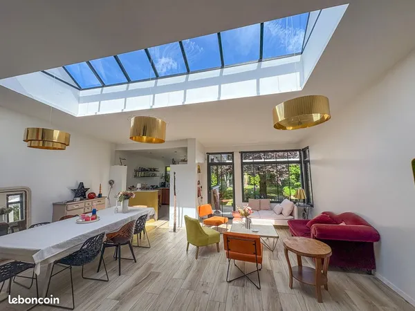Maison lumineuse avec extension contemporaine