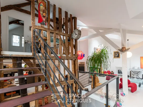 Splendide Loft créatif et sa terrasse au coeur de Rennes