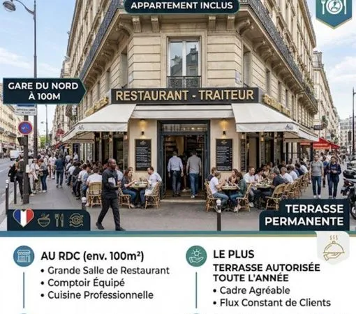 Restaurant 192 m² PARIS