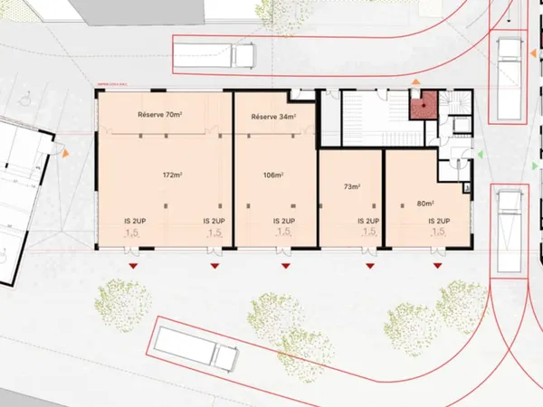 Locaux commerciaux neufs 72 à 242 m² - Villenave d'Ornon