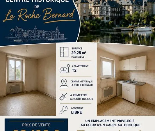 Appartement 2 pièces 29 m²