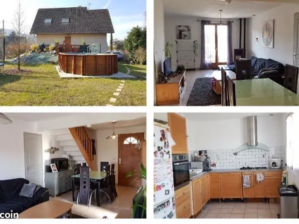 Maison Vions 92m2 + jardin+ piscine