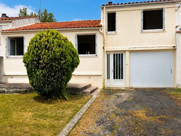 Maison + jardin + garage