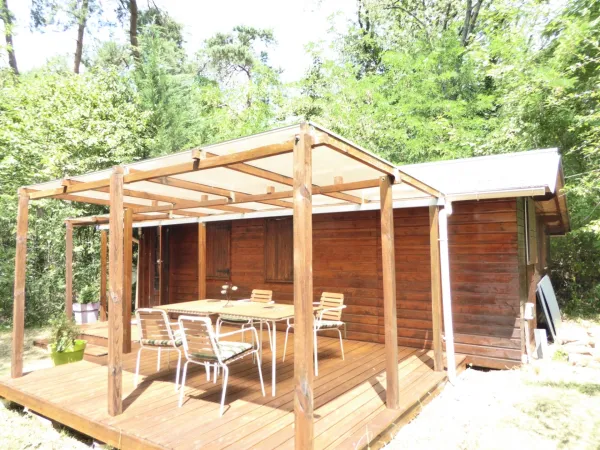 Chalet 3 pièces, 36 m² et 2 chambres de plain pied, avec terrasse