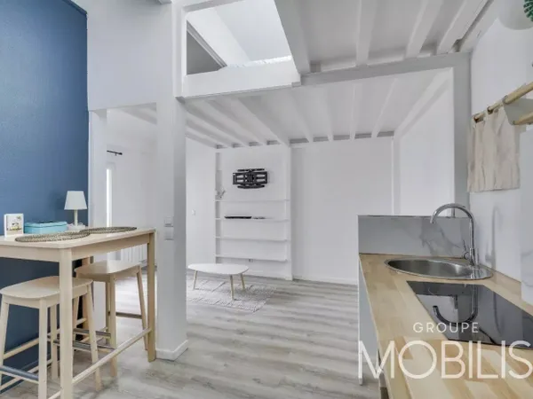 75016 - MUETTE SUD - STUDIO RÉNOVÉ AVEC MEZZANINE - CALME ABSOLU