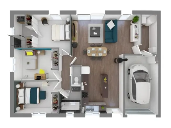 Maison neuve 5 pièces 84 m²