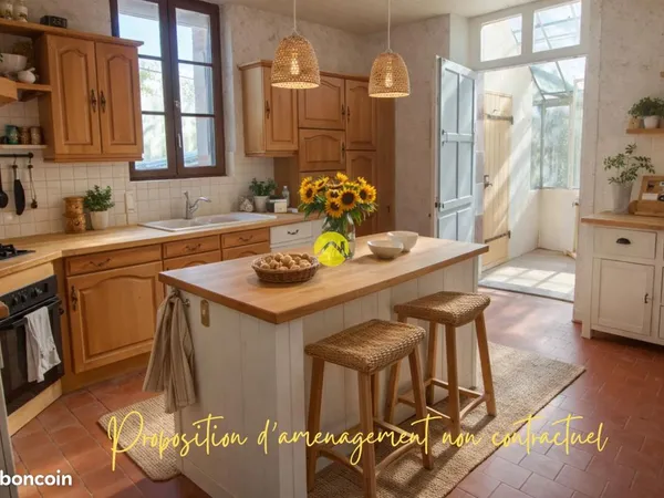 Maison Vente Vailly-sur-Sauldre 5p 118m² 89000€