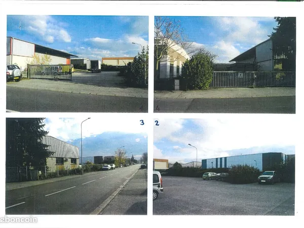 Local d'activité de 916m2 sur un terrain de 2970m2 entièrement bitumé et clos - Zone industrielle Es