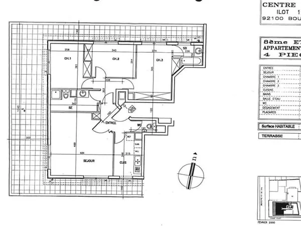 Appartement 4 pièces 82 m²