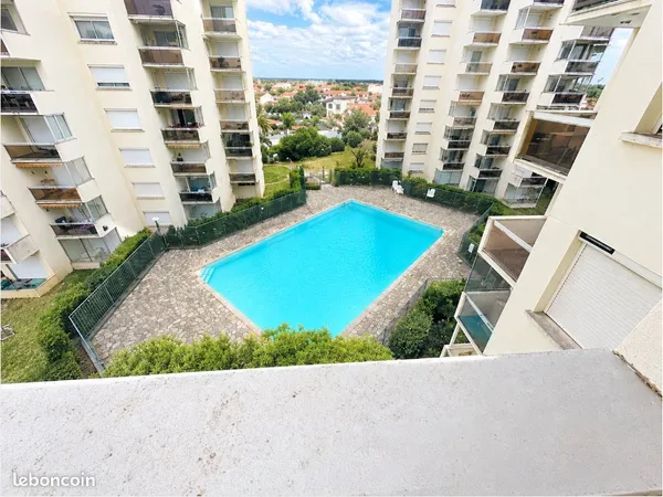 T2 quartier de l'aiguillon face au Port à Arcachon avec vue sur le Bassin d'Arcachon