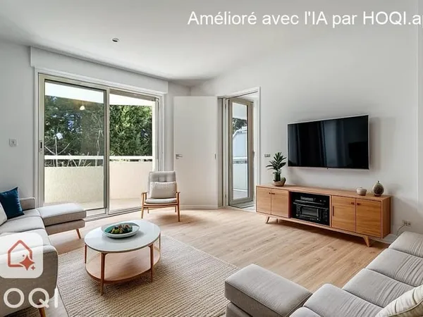 Appartement rénové 3 pièces 41m2 avec grande terrasse et garage à Mandelieu