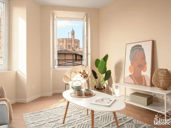 Appartement 2 pièces 43,63 m² - Emplacement prestigieux centre historique ALBI UNESCO