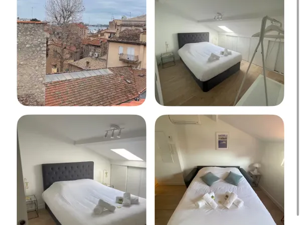 Charmant T2 vue mer • Suquet • Hyper centre Cannes