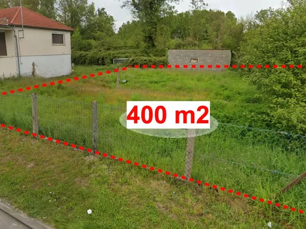 Terrain viabilisé avec permis maison