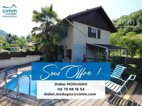 A VENDRE MAISON MITOYENNE T3/4 102 M2 LA ROCHETTE 73110