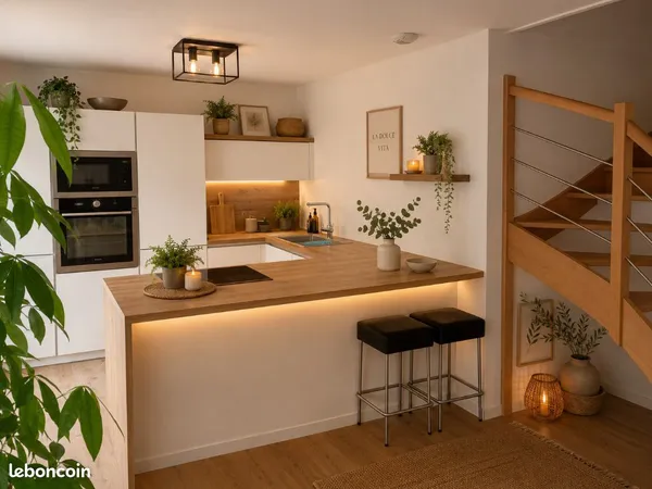 Maison semi individuelle 5 pièces 96m² avec jardin et garage