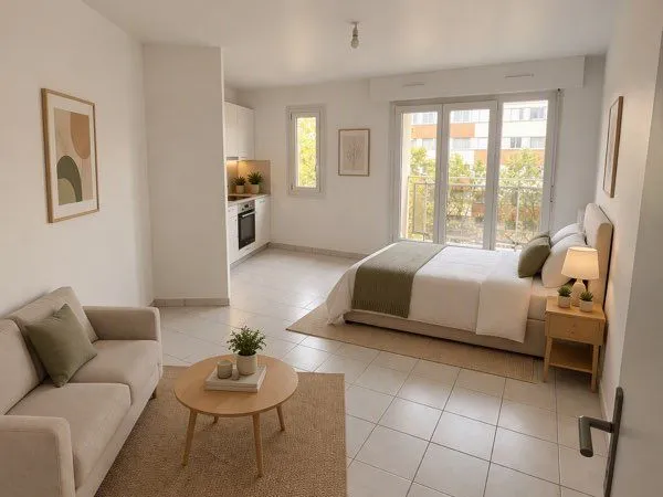 Studio Bourget 30m2 - 5 min du RER (🚶)