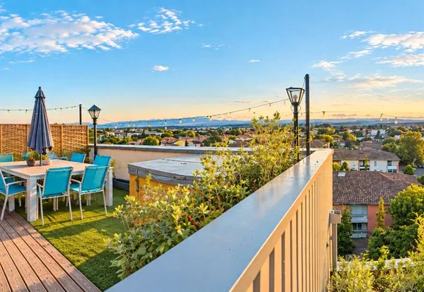 T4 90 m² - Dernier étage - Rooftop 40 m² avec jacuzzi - Vue panoramique