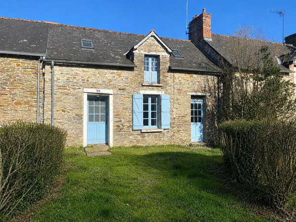 Maison de bourg avec jardin, T4, Sainte Anne sur Vilaine