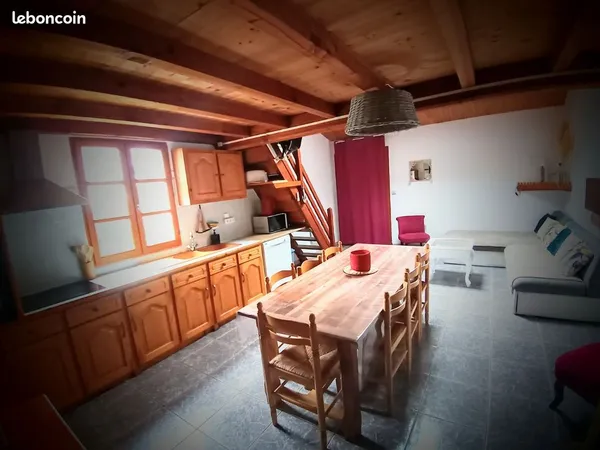 Maison meublée avec jardin
