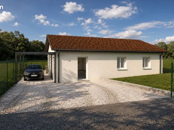 Projet de construction d'une maison 80 m² avec terrain à VILLENEUVE-DE-MARC (38)