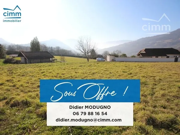 A VENDRE TERRAIN A BATIR 603 M2 VALGELON LA ROCHETTE