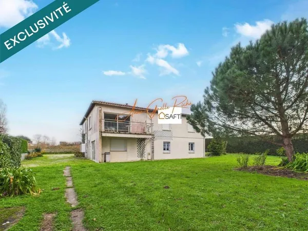 Grande maison familiale à réinventer, 255 m², grand terrain