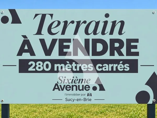 Terrain A bâtir 280 m² - Sucy En Brie plateau