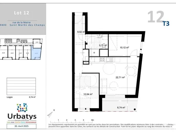 Vente Appartement 3 pièces