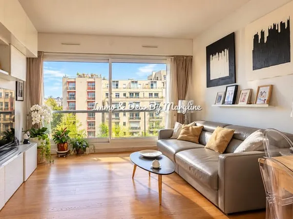 2 pièces en parfait état - RER à 3 min - balcon - ascen