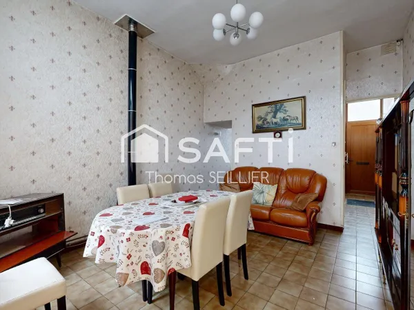 ROUBAIX - MAISON DES ANNÉES 30 - 4 CHAMBRES - UN BEAU POTENTIEL À RÉVÉLER !