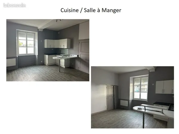 Appartement (Courette) T3 RDC (67m²) Centre ville Durtal