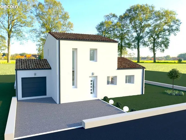 Maison 3 chambres sur un terrain de 725 m² à LA TRANCHE-SUR-MER