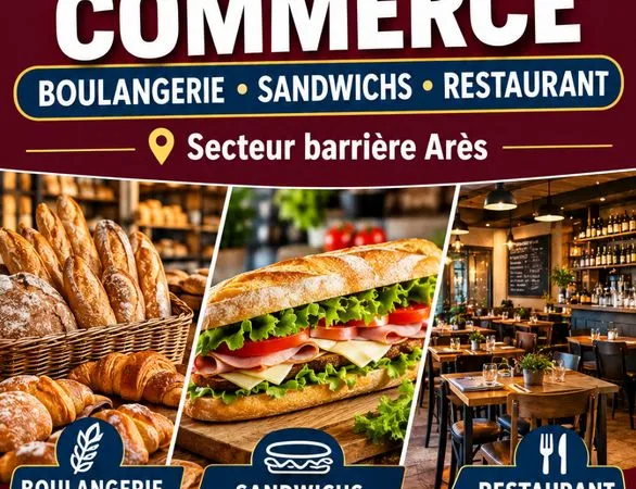 Fond de commerce restaurant et pain
