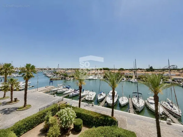 Réf : 2280 - Vente 2 Pièces mezzanine, secteur Malfato au Cap d'Agde avec parking privé.