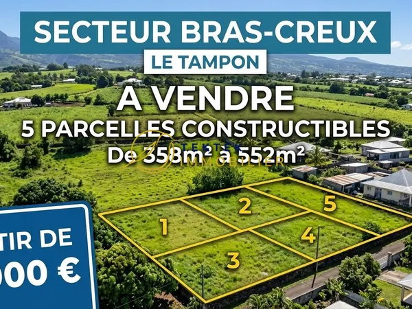 Terrain en individuel 400 m²