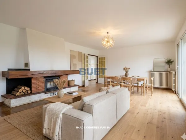 AHUY Maison individuelle avec jardin et sous-sol complet