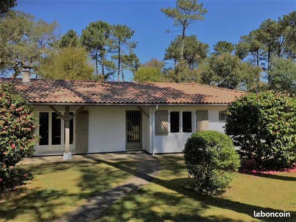 CAPBRETON / HOSSEGOR - MAISON MEUBLÉE 4 CHAMBRES - JARDIN 1 000 m² - LOCATION 6 À 9 MOIS