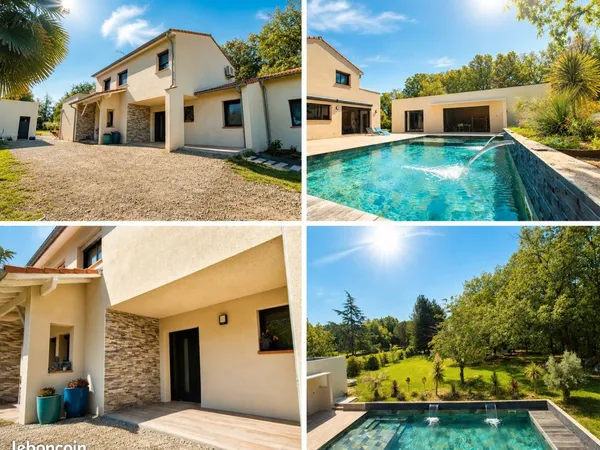 Villa Moderne 8 pièces 240m2 + pool house T2