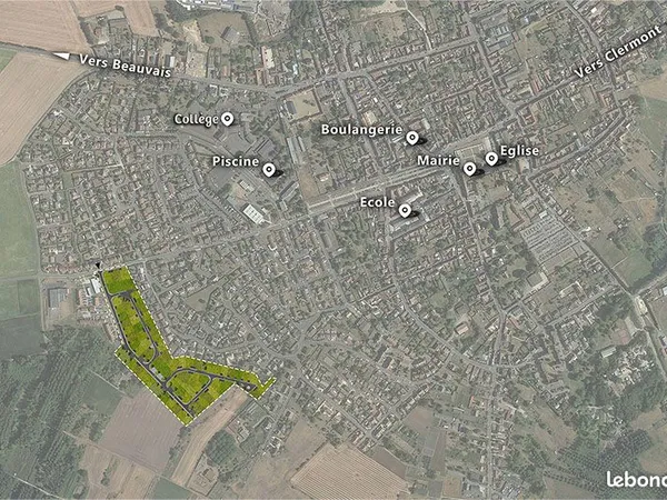 Terrain 353 m² Bresles